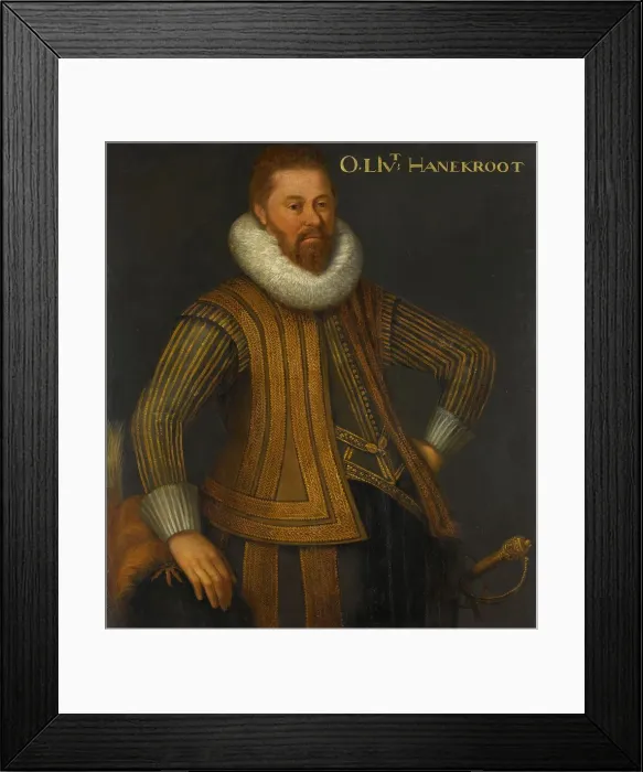 Framed Print : Portrait of Eberhardt Hanekrodt (?-1637), c.1610-c.1620. Creator: Unknown Framed Print : Portrait of Eberhardt Hanekrodt (?-1637), c.1610-c.1620. Creator: Unknown