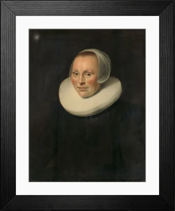 Framed Print : Portrait of a woman, 1633. Creator: Unknown Framed Print : Portrait of a woman, 1633. Creator: Unknown