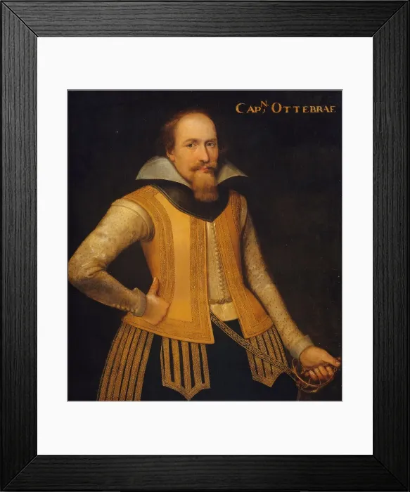 Framed Print : Portrait of Otto Brahe (1578-1652), c.1605-c.1610. Creator: Unknown Framed Print : Portrait of Otto Brahe (1578-1652), c.1605-c.1610. Creator: Unknown
