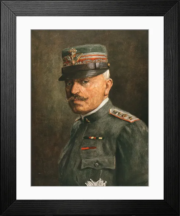 Framed Print : Le General Cadorna; commandant en chef des armees Italiennes, 1915. Creator: Unknown Framed Print : Le General Cadorna; commandant en chef des armees Italiennes, 1915. Creator: Unknown