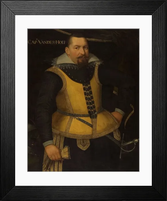Framed Print : Portrait of Karel van der Hoeven, c.1605-c.1615. Creator: Unknown Framed Print : Portrait of Karel van der Hoeven, c.1605-c.1615. Creator: Unknown