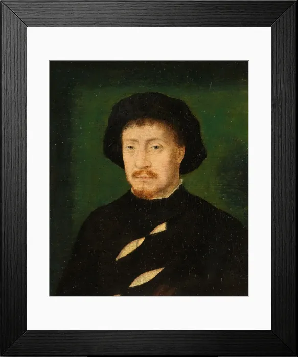 Framed Print : Portrait of a Man, 1520-1575. Creator: Corneille de Lyon Framed Print : Portrait of a Man, 1520-1575. Creator: Corneille de Lyon