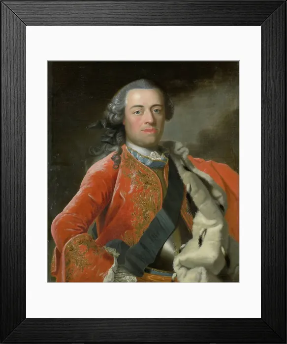 Framed Print : Portrait of William IV, Prince of Orange, c.1750. Creator: Unknown Framed Print : Portrait of William IV, Prince of Orange, c.1750. Creator: Unknown