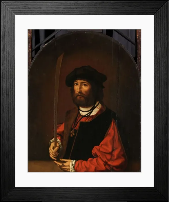 Framed Print : Portrait of Ruben Parduyn, after c.1644. Creator: Jan Gossaert Framed Print : Portrait of Ruben Parduyn, after c.1644. Creator: Jan Gossaert