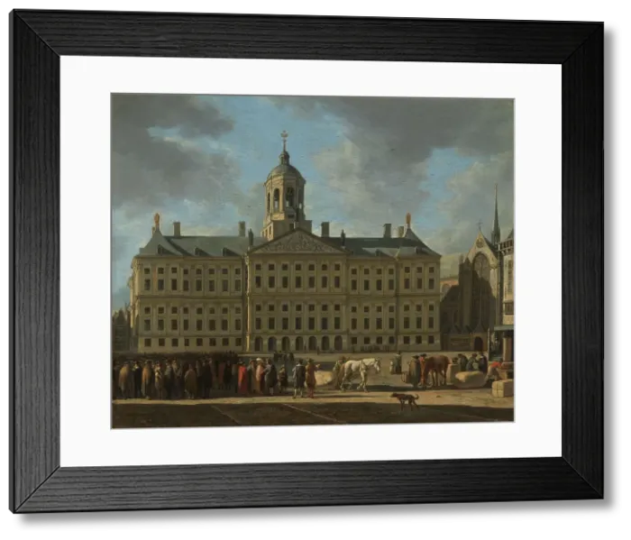 Framed Print : The Town Hall on Dam Square, Amsterdam, 1672. Creator: Gerrit Berckheyde Framed Print : The Town Hall on Dam Square, Amsterdam, 1672. Creator: Gerrit Berckheyde