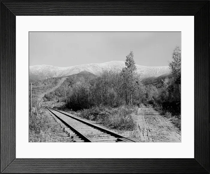 Framed Print : Mt. Washington from near base station, White Mountains, c1900. Creator: Unknown