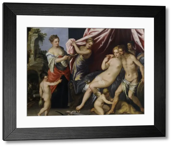Framed Print : Venus and Mars, 1604. Creator: Johannes Rottenhammer the elder Framed Print : Venus and Mars, 1604. Creator: Johannes Rottenhammer the elder