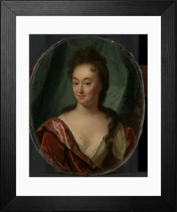 Framed Print : Anna Maria Gool, 1699-1706. Creator: Godfried Schalcken Framed Print : Anna Maria Gool, 1699-1706. Creator: Godfried Schalcken