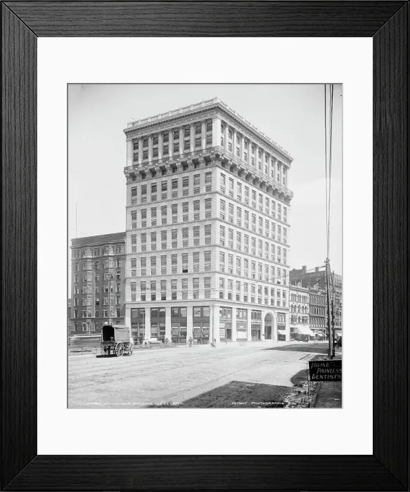 Framed Print : Williamson Building, Cleveland, between 1900 and 1906. Creator: Unknown Framed Print : Williamson Building, Cleveland, between 1900 and 1906. Creator: Unknown