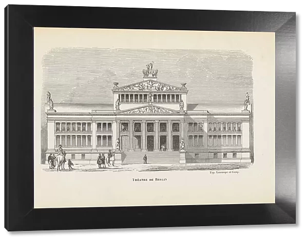 Schauspielhaus Berlin, Mid of the 19th century. Creator: Marville, Charles (1813-1879)