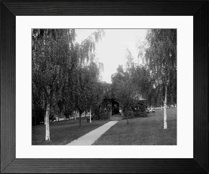 Framed Print : Railroad Park, Petoskey, Mich. c1900. Creator: Unknown Framed Print : Railroad Park, Petoskey, Mich. c1900. Creator: Unknown