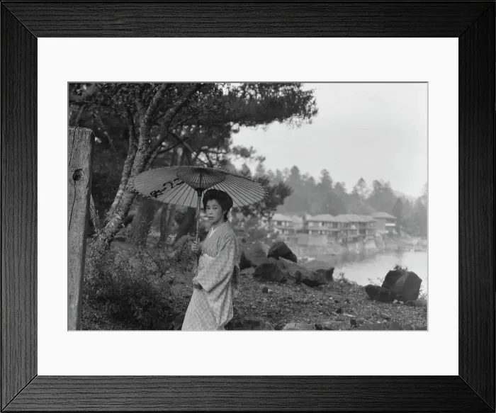 Framed Print : Travel views of Japan and Korea, 1908. Creator: Arnold Genthe Framed Print : Travel views of Japan and Korea, 1908. Creator: Arnold Genthe