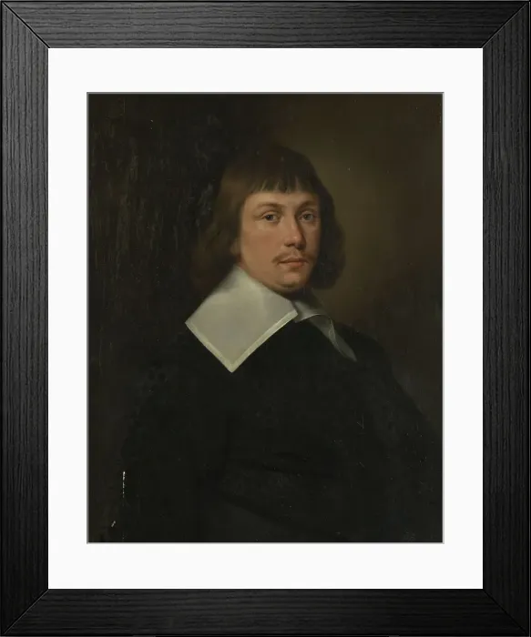 Framed Print : Portrait of a man, 1643. Creator: Unknown Framed Print : Portrait of a man, 1643. Creator: Unknown