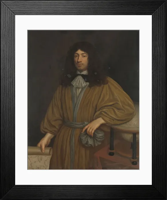 Framed Print : Johan Boudaen Courten (1635-1716), Lord of St Laurens, Schellach and Popkensburg, 1668. Creator: Cornelis Janssens van Ceulen Framed Print : Johan Boudaen Courten (1635-1716), Lord of St Laurens, Schellach and Popkensburg, 1668. Creator: Cornelis Janssens van Ceulen
