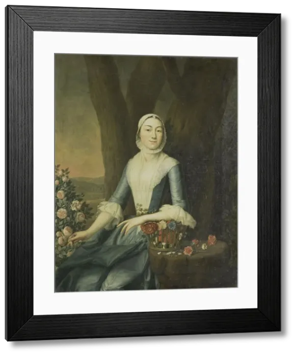 Framed Print : Portrait of Magdalena van Citters, Wife of Adriaen Isaac Hurgronje, c.1760. Creator: Unknown Framed Print : Portrait of Magdalena van Citters, Wife of Adriaen Isaac Hurgronje, c.1760. Creator: Unknown