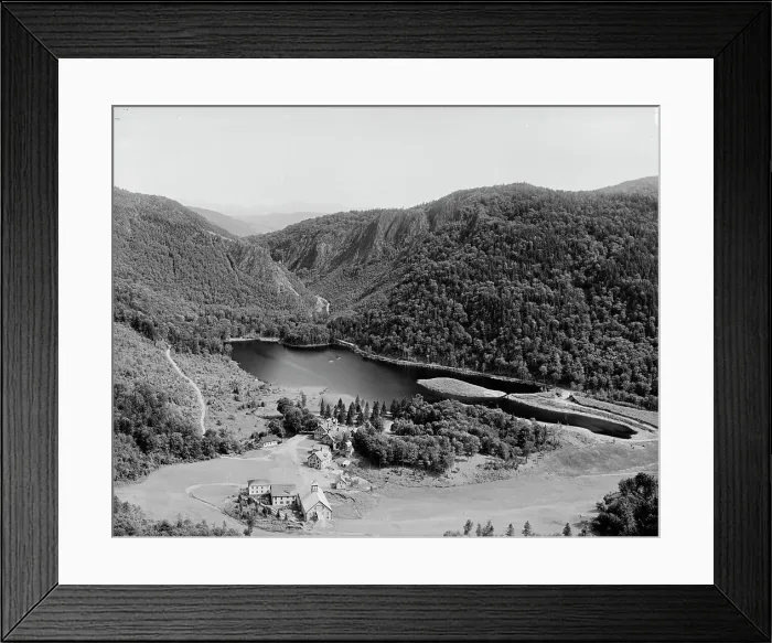 Framed Print : Dixville Notch, Lake Glorietta [sic], from Polmageni, c1901. Creator: Unknown
