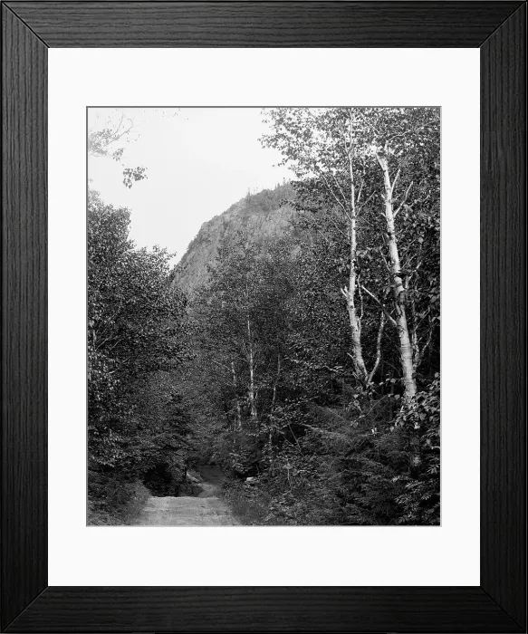 Framed Print : Profile and Notch Road, Dixville Notch, The, between 1900 and 1906. Creator: Unknown Framed Print : Profile and Notch Road, Dixville Notch, The, between 1900 and 1906. Creator: Unknown