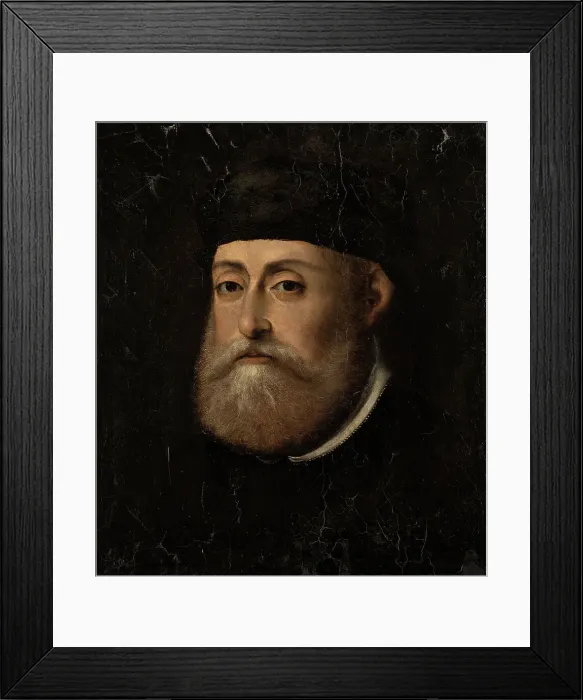 Framed Print : Amerigo Vespucci, First Half of 16th century. Creator: Torbido, Francesco (1486-1562) Framed Print : Amerigo Vespucci, First Half of 16th century. Creator: Torbido, Francesco (1486-1562)