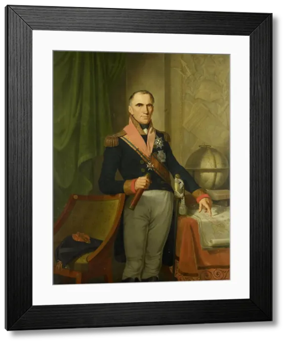 Framed Print : Jonkheer Theodorus Frederik van Capellen (1762-1824), Vice Admiral, 1817. Creator: Cornelis van Cuylenburg Framed Print : Jonkheer Theodorus Frederik van Capellen (1762-1824), Vice Admiral, 1817. Creator: Cornelis van Cuylenburg
