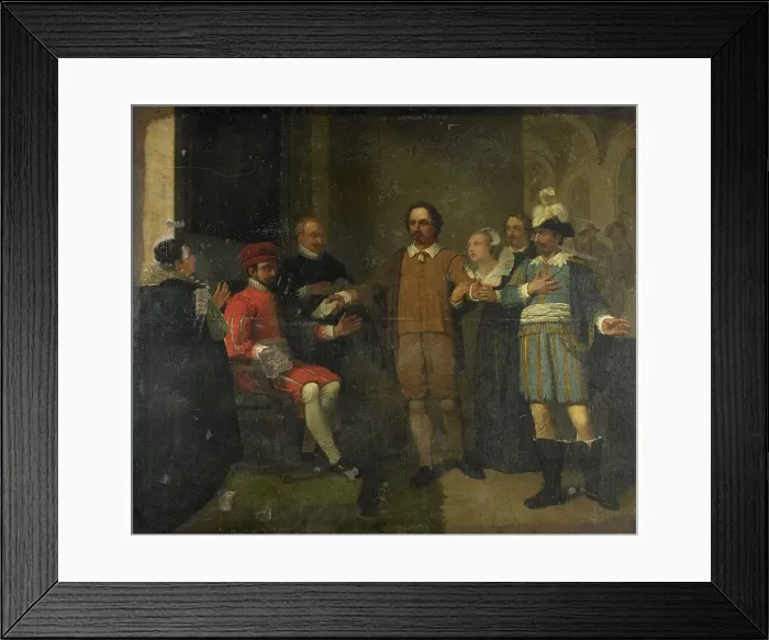 Framed Print : Jacob Simonsz de Rijk getting the Spanish Governor-General Requesens to Release Marnix... 1805-1808 Creator: Jan Willem Pieneman Framed Print : Jacob Simonsz de Rijk getting the Spanish Governor-General Requesens to Release Marnix... 1805-1808 Creator: Jan Willem Pieneman