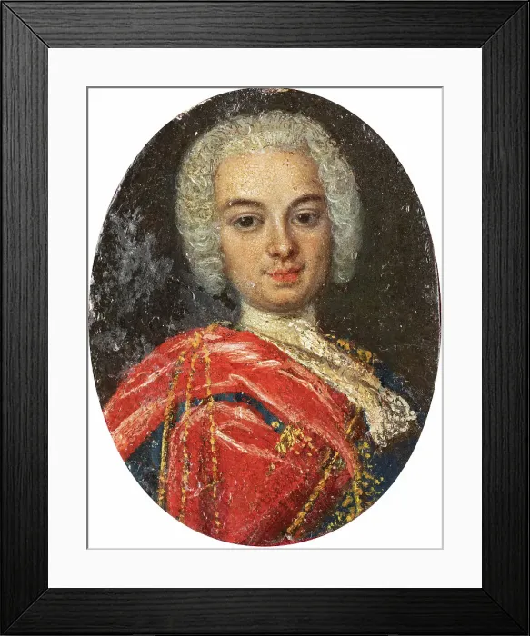 Framed Print : Portrait of the singer Farinelli (Carlo Broschi) (1705-1782), First third of 18th century. Creator: Anonymous Framed Print : Portrait of the singer Farinelli (Carlo Broschi) (1705-1782), First third of 18th century. Creator: Anonymous