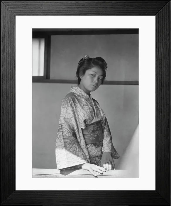 Framed Print : Travel views of Japan and Korea, 1908. Creator: Arnold Genthe Framed Print : Travel views of Japan and Korea, 1908. Creator: Arnold Genthe