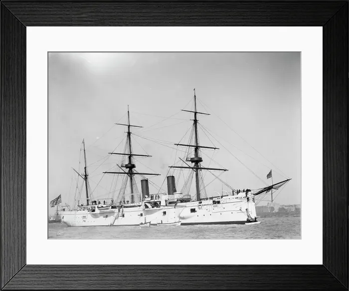 Framed Print : U.S.S. Chicago, between 1890 and 1901. Creator: Unknown Framed Print : U.S.S. Chicago, between 1890 and 1901. Creator: Unknown