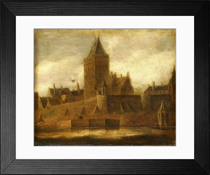 Framed Print : View of the Valkhof in Nijmegen, c.1650. Creator: Unknown Framed Print : View of the Valkhof in Nijmegen, c.1650. Creator: Unknown