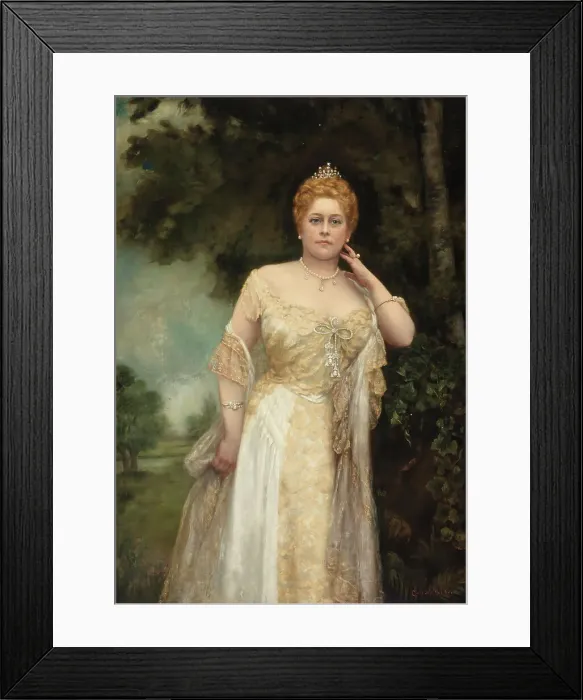 Framed Print : Empress Augusta Victoria (1858-1921), 1906. Creator: Hawkes, Clara M. (1861-1930) Framed Print : Empress Augusta Victoria (1858-1921), 1906. Creator: Hawkes, Clara M. (1861-1930)