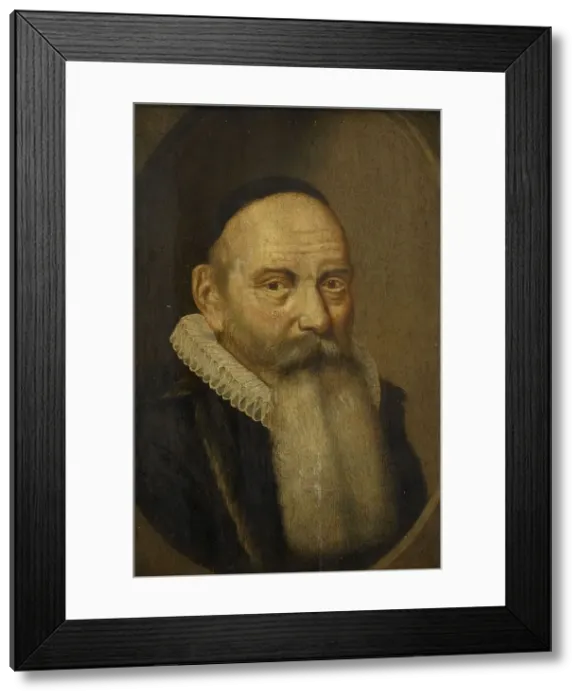 Framed Print : Portrait of Jacobus Rolandus (1562-1632), in or after 1632. Creator: Unknown Framed Print : Portrait of Jacobus Rolandus (1562-1632), in or after 1632. Creator: Unknown