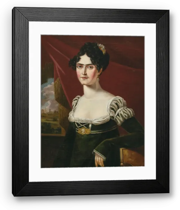 Framed Print : Caroline of Baden (1776-1841), Queen of Bavaria, c. 1815. Creator: Anonymous Framed Print : Caroline of Baden (1776-1841), Queen of Bavaria, c. 1815. Creator: Anonymous
