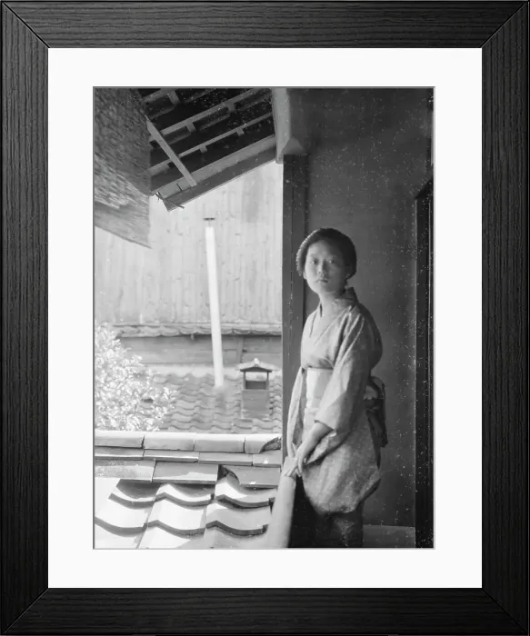 Framed Print : Travel views of Japan and Korea, 1908. Creator: Arnold Genthe Framed Print : Travel views of Japan and Korea, 1908. Creator: Arnold Genthe