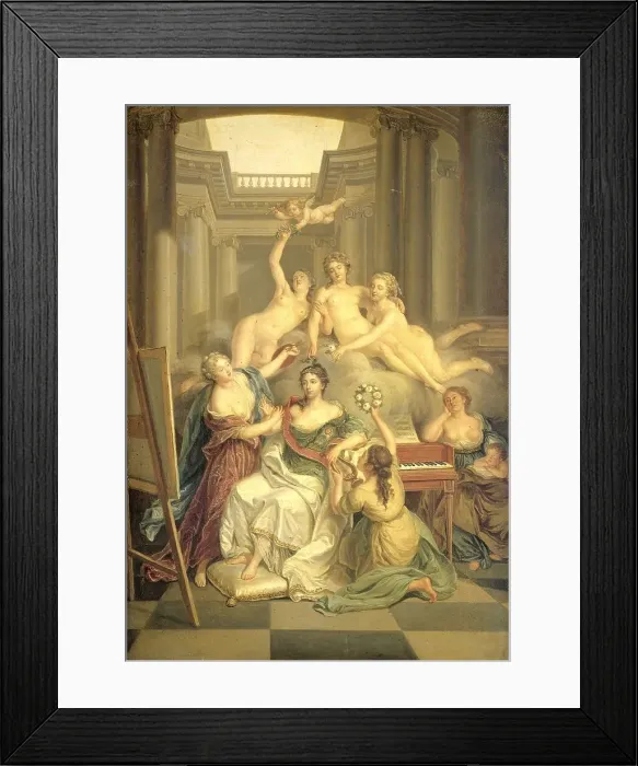 Framed Print : Frederika Sophia Wilhelmina of Prussia (1751-1820), 1760-1790. Creator: Benjamin Samuel Bolomey Framed Print : Frederika Sophia Wilhelmina of Prussia (1751-1820), 1760-1790. Creator: Benjamin Samuel Bolomey