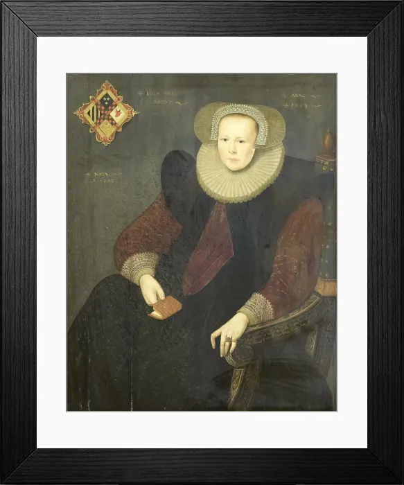 Framed Print : Portrait of a Woman, 1603. Creator: Unknown Framed Print : Portrait of a Woman, 1603. Creator: Unknown