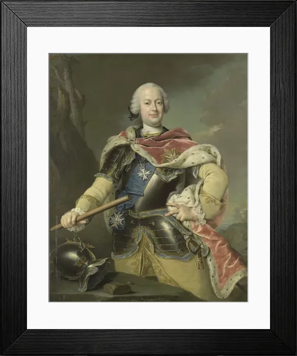 Framed Print : Friedrich Christian (1722-63), Elector of Saxony and King of Poland, 1751. Creator: Gottfried Boy Framed Print : Friedrich Christian (1722-63), Elector of Saxony and King of Poland, 1751. Creator: Gottfried Boy