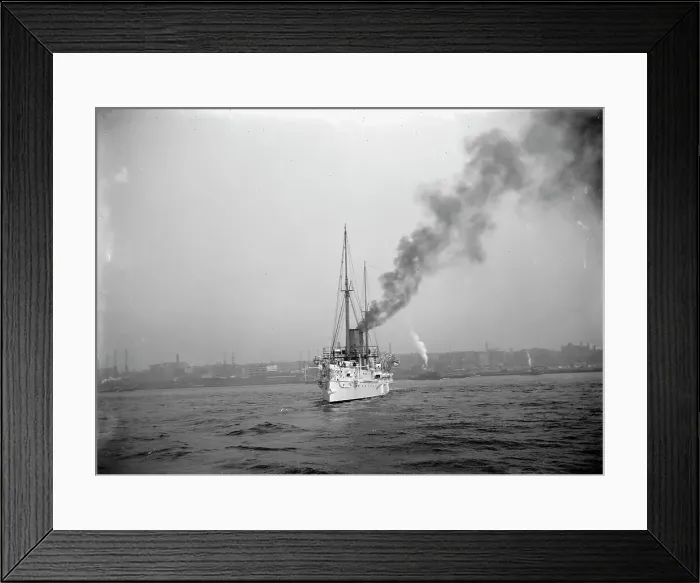 Framed Print : U.S.S. Cincinnati, (1894?). Creator: Unknown Framed Print : U.S.S. Cincinnati, (1894?). Creator: Unknown