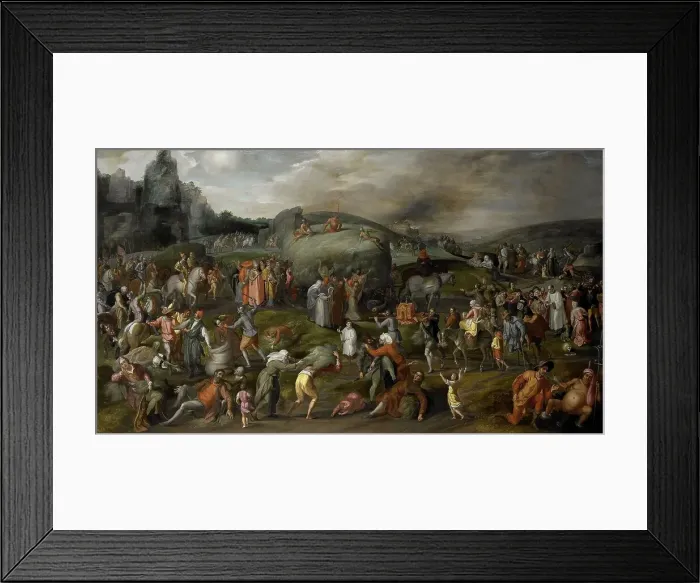 Framed Print : Allegory of Abuses by the Authorities of Church and State, 1570-1580. Creator: Gillis Mostaert Framed Print : Allegory of Abuses by the Authorities of Church and State, 1570-1580. Creator: Gillis Mostaert