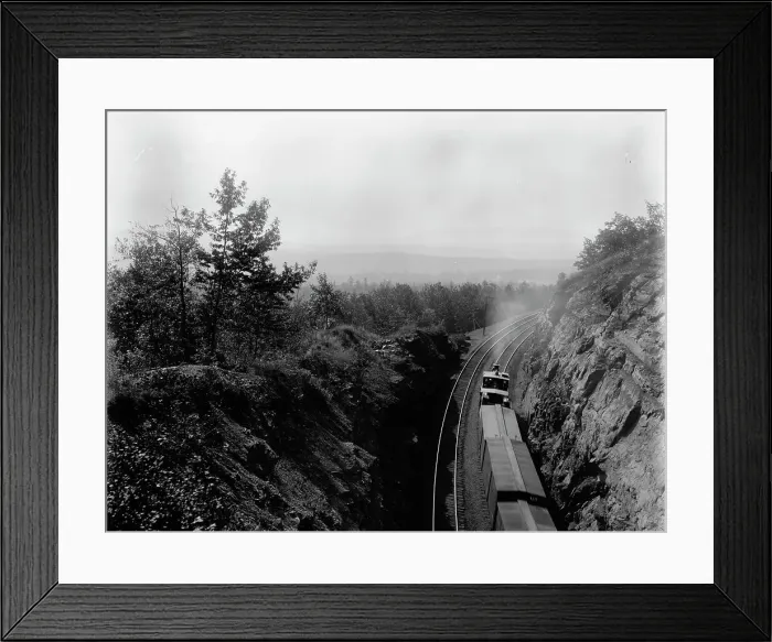 Framed Print : North from Pocono Tunnel, D.L. & W.R.R. between 1900 and 1906. Creator: Unknown. North from Pocono Tunnel, D.L. & W.R.R. between 1900 and 1906. Creator: Unknown Framed Print : North from Pocono Tunnel, D.L. & W.R.R. between 1900 and 1906. Creator: Unknown. North from Pocono Tunnel, D.L. & W.R.R. between 1900 and 1906. Creator: Unknown