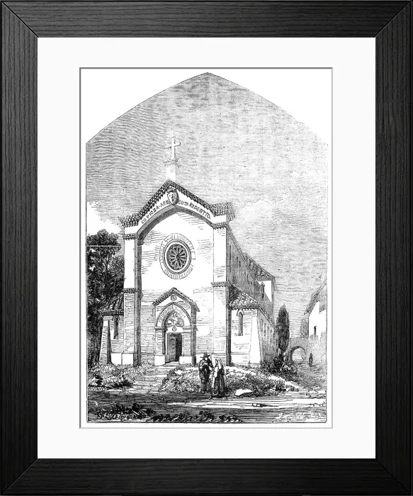 Framed Print : New Church of Il Santissimo Redentore, at Rome, (exterior), 1856. Creator: J. & A.W.. New Church of Il Santissimo Redentore, at Rome, (exterior), 1856. Creator: J. & A.W Framed Print : New Church of Il Santissimo Redentore, at Rome, (exterior), 1856. Creator: J. & A.W.. New Church of Il Santissimo Redentore, at Rome, (exterior), 1856. Creator: J. & A.W