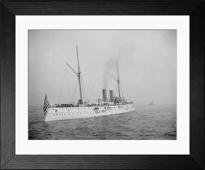 Framed Print : U.S.S. Cincinnati, (1894?). Creator: Unknown Framed Print : U.S.S. Cincinnati, (1894?). Creator: Unknown