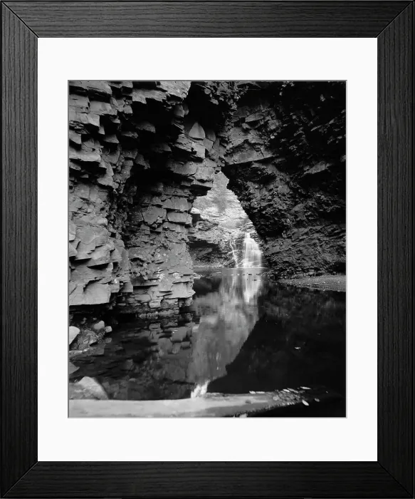 Framed Print : Falls in Nay Aug Glen, Scranton, Pa. c1900. Creator: Unknown Framed Print : Falls in Nay Aug Glen, Scranton, Pa. c1900. Creator: Unknown