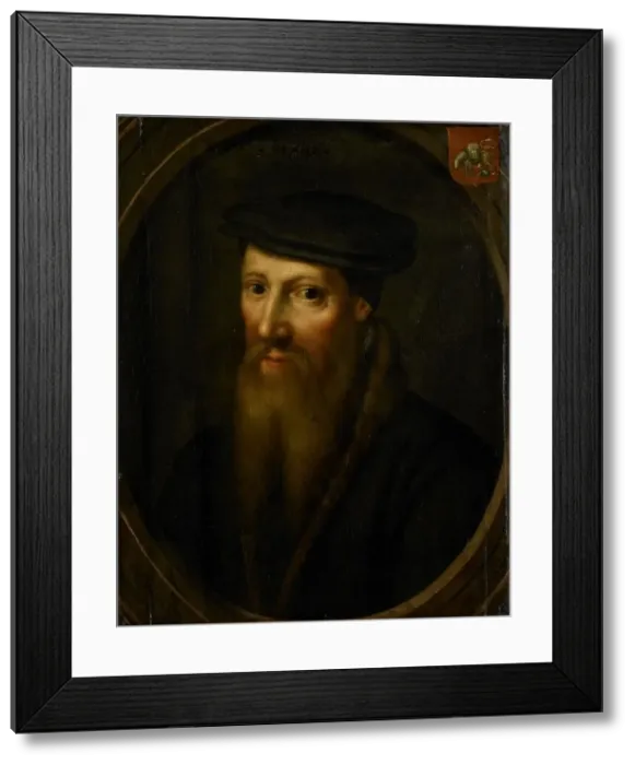 Framed Print : Portrait of David Jorisz, Glass Painter in Delft, Fanatic Anabaptist, after 1544 in Basel, 1600-1649 Creator: Unknown Framed Print : Portrait of David Jorisz, Glass Painter in Delft, Fanatic Anabaptist, after 1544 in Basel, 1600-1649 Creator: Unknown