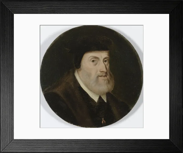 Framed Print : Portrait of Charles V, Holy Roman Emperor, c.1550. Creator: Unknown Framed Print : Portrait of Charles V, Holy Roman Emperor, c.1550. Creator: Unknown