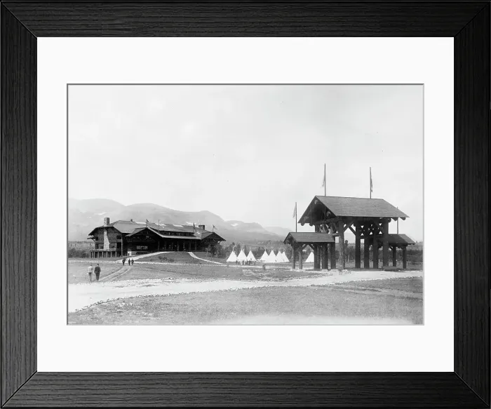 Framed Print : Glacier National Park, Entrance, 1914. Creator: Harris & Ewing. Glacier National Park, Entrance, 1914. Creator: Harris & Ewing Framed Print : Glacier National Park, Entrance, 1914. Creator: Harris & Ewing. Glacier National Park, Entrance, 1914. Creator: Harris & Ewing