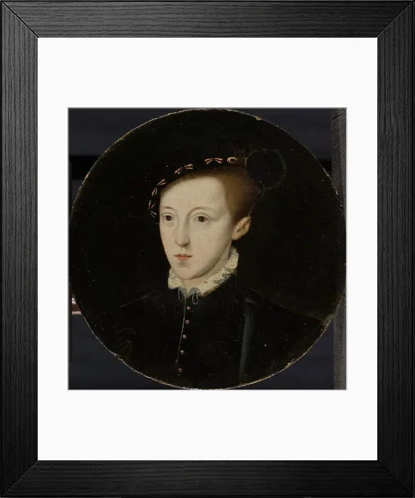 Framed Print : Portrait of Edward VI (1537-1553), King of England, c.1550. Creator: Unknown Framed Print : Portrait of Edward VI (1537-1553), King of England, c.1550. Creator: Unknown