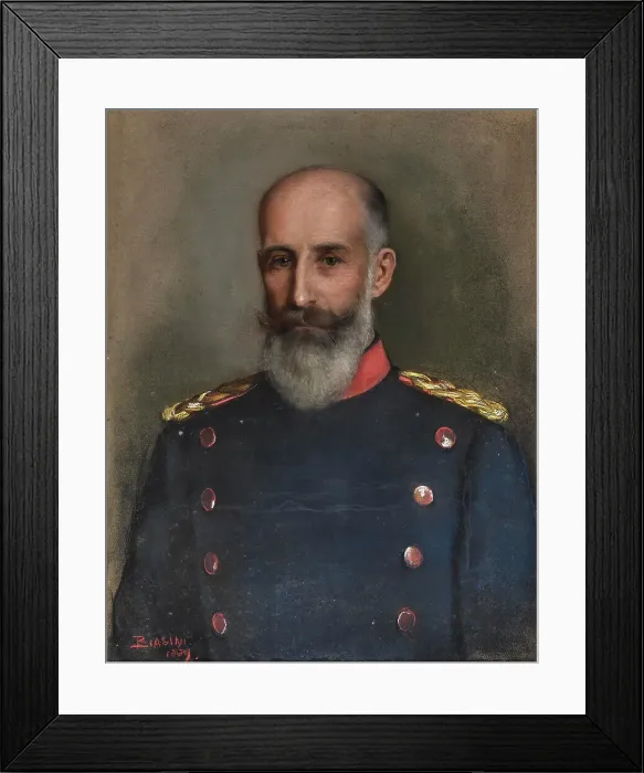 Framed Print : Portrait of Duke Philipp of Württemberg (1838-1917). Creator: Biasini, Mari (1866-1937) Framed Print : Portrait of Duke Philipp of Württemberg (1838-1917). Creator: Biasini, Mari (1866-1937)