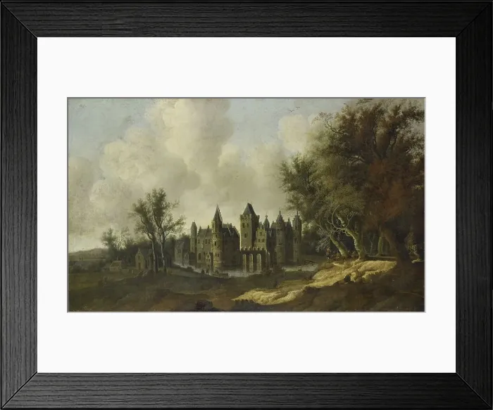 Framed Print : Egmond Castle, 1653. Creator: G.W. Berckhout Framed Print : Egmond Castle, 1653. Creator: G.W. Berckhout