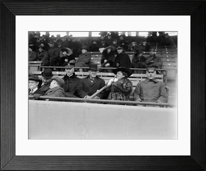 Framed Print : Marine Corps, U.S.N. Machine Gun Unit Demonstration at Ball Park - Daniels And Gen. Barnett, 1917. Creator: Harris & Ewing. Marine Corps, U.S.N. Machine Gun Unit Demonstration at Ball Park - Daniels And Gen. Barnett, 1917 Framed Print : Marine Corps, U.S.N. Machine Gun Unit Demonstration at Ball Park - Daniels And Gen. Barnett, 1917. Creator: Harris & Ewing. Marine Corps, U.S.N. Machine Gun Unit Demonstration at Ball Park - Daniels And Gen. Barnett, 1917