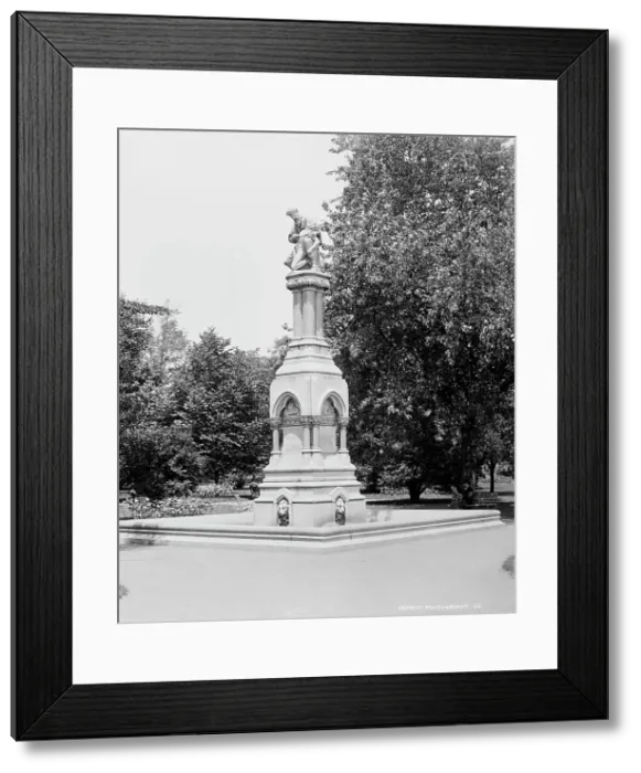 Framed Print : Ether Monument, Public Garden, Boston, between 1900 and 1906. Creator: Unknown Framed Print : Ether Monument, Public Garden, Boston, between 1900 and 1906. Creator: Unknown