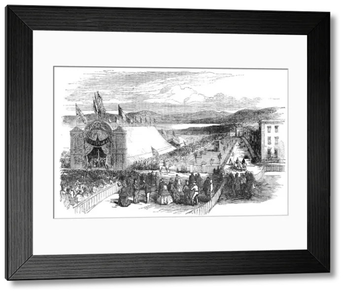 Framed Print : Grand Manifestation in Honour of the Successes of the Allies in the Crimea, given at South Park, San Creator: Unknown Framed Print : Grand Manifestation in Honour of the Successes of the Allies in the Crimea, given at South Park, San Creator: Unknown